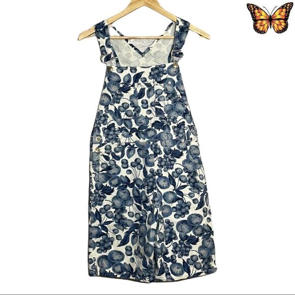 METRO Express Fruit Print Short Overalls Size 14 - Picture 1 of 10